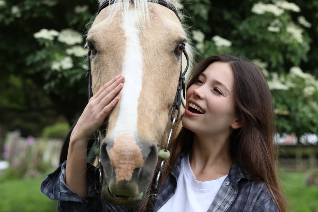 Girl with horse