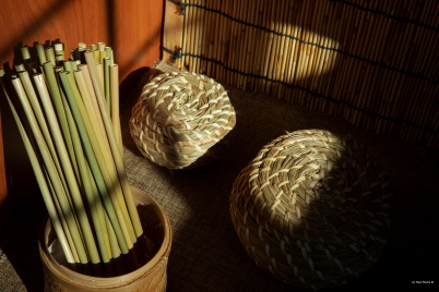 Golden hour silhouette with shadow