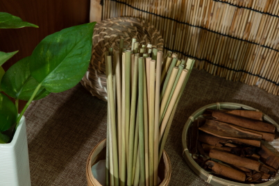 Golden hour silhouette with shadow