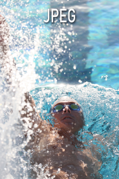 JPEG image of swimmer