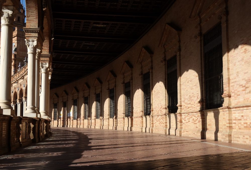 Wide angle of corridor