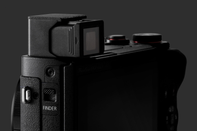 Retractable EVF on PowerShot G5 X Mark II