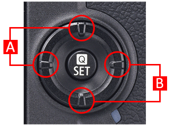 Cross keys on camera