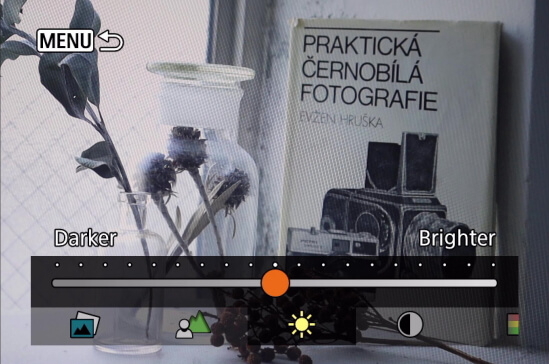 Creative Assist brightness slider