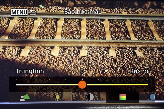 Thanh trượt Creative Assist (Độ Bão Hòa)