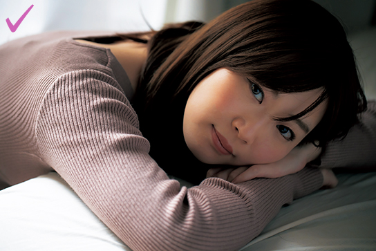 Girl resting head on arms