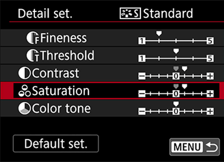 Picture Style customisation