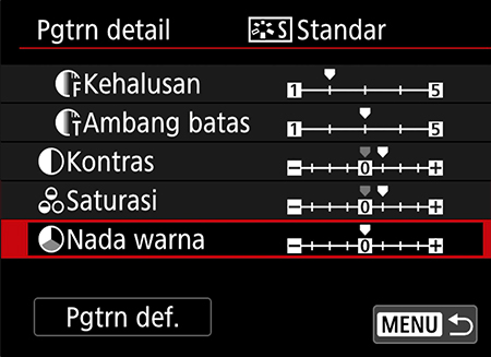 Penyesuaian Picture Style