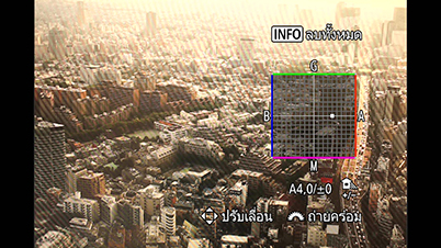 EOS M6: หน้าจอเมนู
