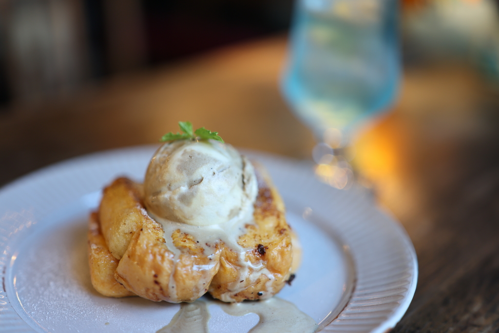 Food with bokeh background