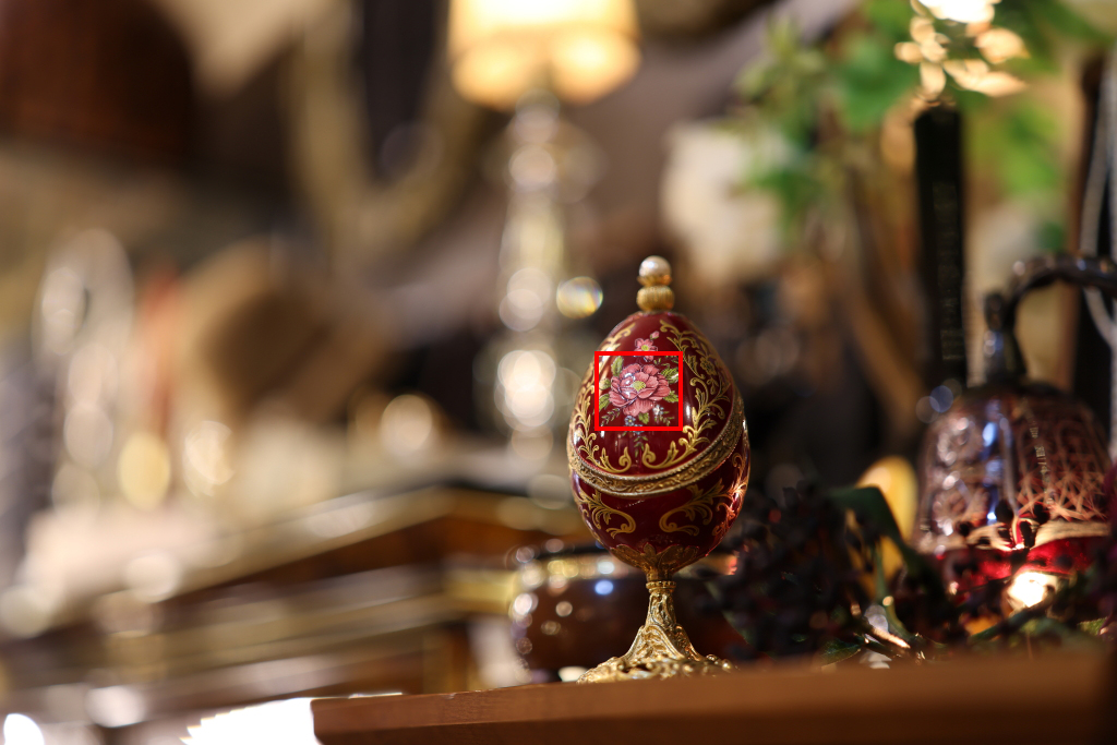 Close up of decoration with beautiful f/1.4 bokeh background