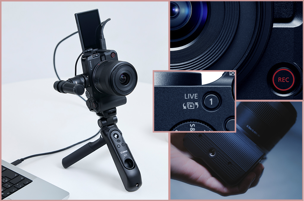 EOS R50 V vertical tripod mount